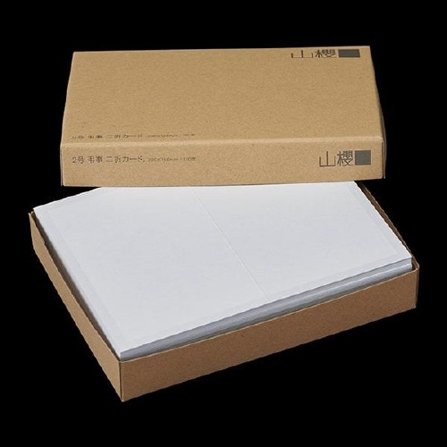 弔事用カード 2号二折 D 鼠枠 100枚