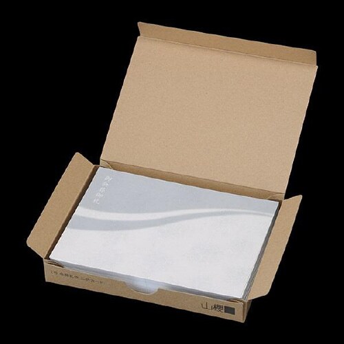 会葬礼状 二折 No.421 みなも 100枚