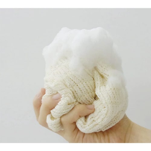 ボディタオル泡立つ 綿タオル ホワイト 3セット