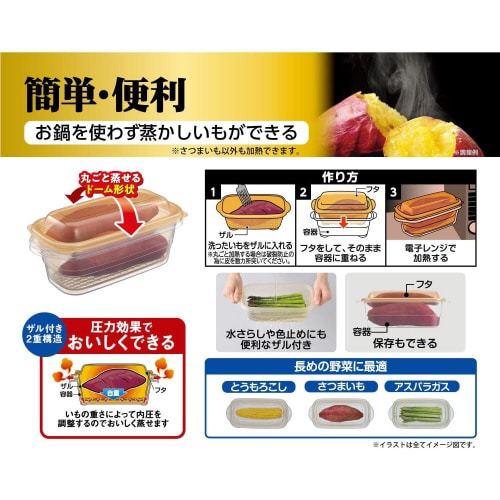 レンジでさつまいも 2セット