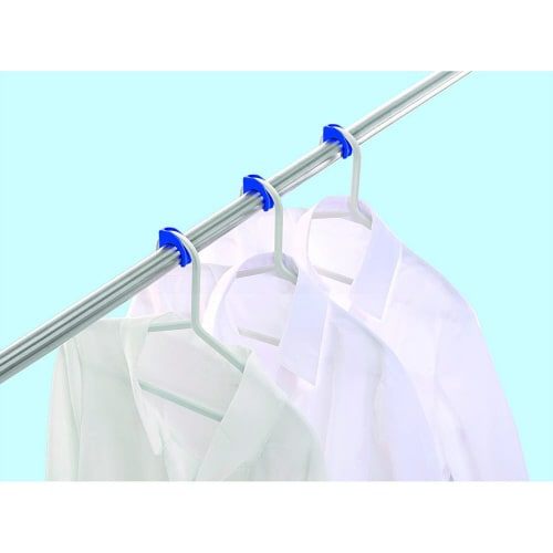 ハンガーストッパー ブルー 6セット
