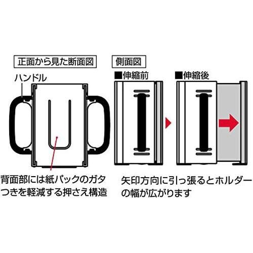 紙パック 飲料ホルダー おさるのジョージ 3セット