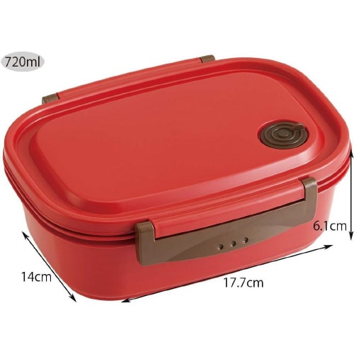 ラク軽弁当箱 L レッド 2セット