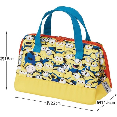 保冷 がま口ランチバッグ  ミニオンズフィーバー