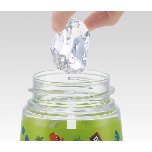 ダイカット ストロー付ボトル ディノサウルス