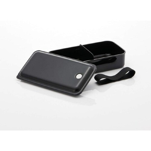 パッキン 一体型 弁当箱 ブラック 2セット