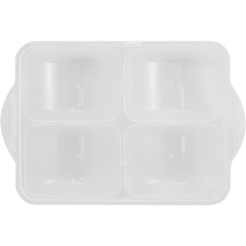 作り置き上手 冷凍小分け保存容器 4ブロック ×3