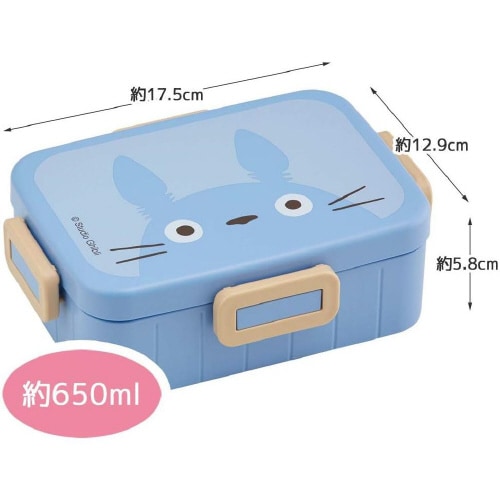 抗菌 4点ロック弁当箱 トトロ フェイス