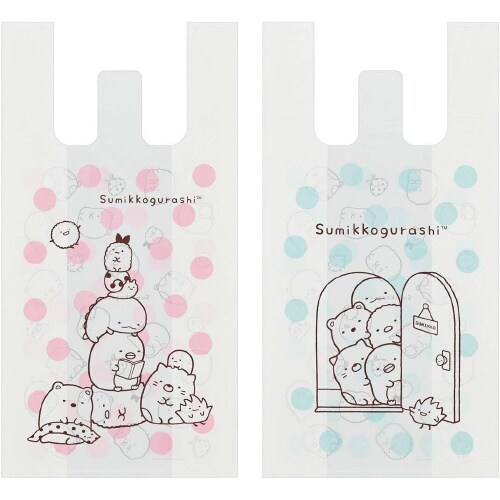 持ち手付レジ袋 M10枚 すみっコぐらし 5セット