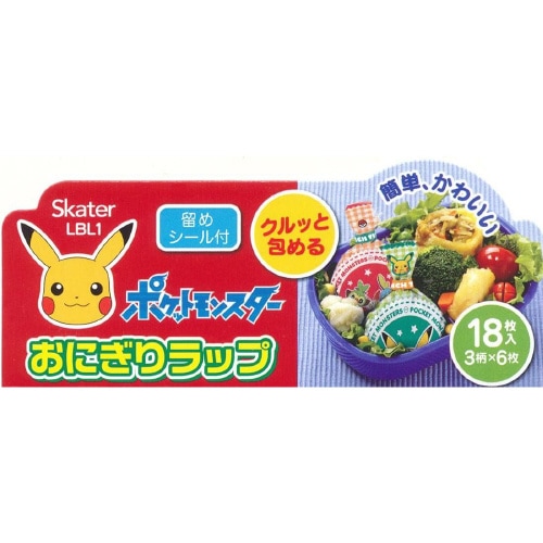 おにぎりフィルム ポケットモンスター 18枚入×3
