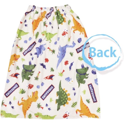 吸水 速乾 巻きタオル ディノサウルス