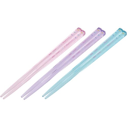 クリア箸 3膳組 プリンセス 2セット