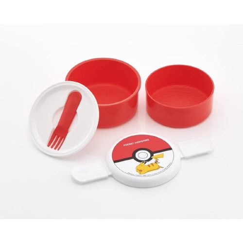 2段 丸型弁当箱 ポケモン モンスターボール ×2