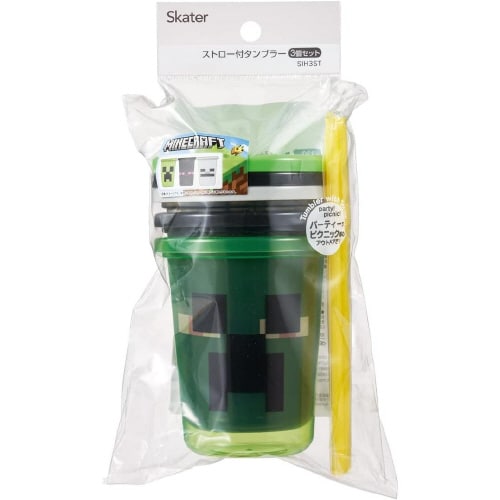 ストロー付きタンブラー 3個 マインクラフト ×2