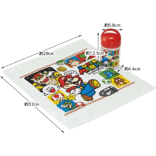 抗菌 おしぼりセット スーパーマリオ23 2セット