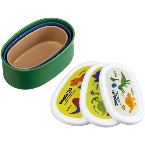 弁当箱 3個セット ディノサウルス 2セット