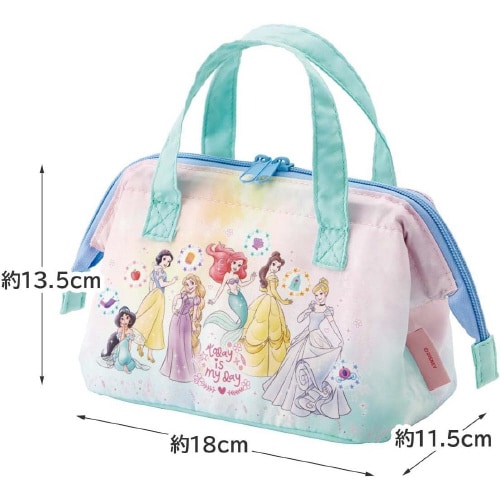 保冷 がま口ランチバッグ プリンセス 23