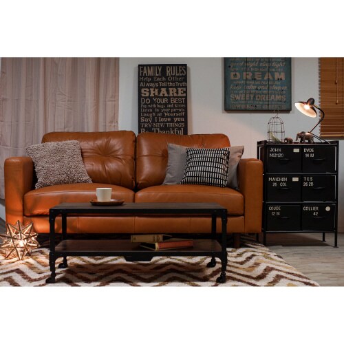 3Pオイルレザーソファ クアント MO