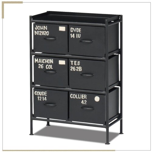 6杯引出チェスト MSG BK