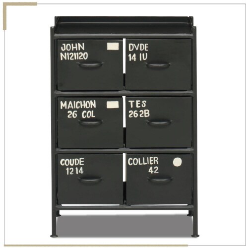 6杯引出チェスト MSG BK