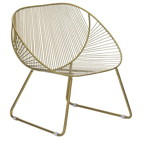 ワイヤーワイドチェア ミーチェ GD