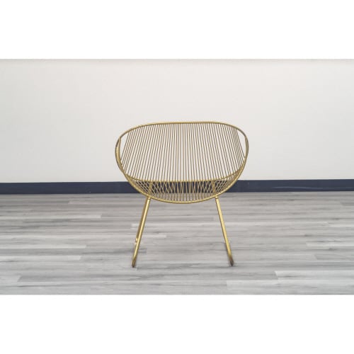 ワイヤーワイドチェア ミーチェ GD