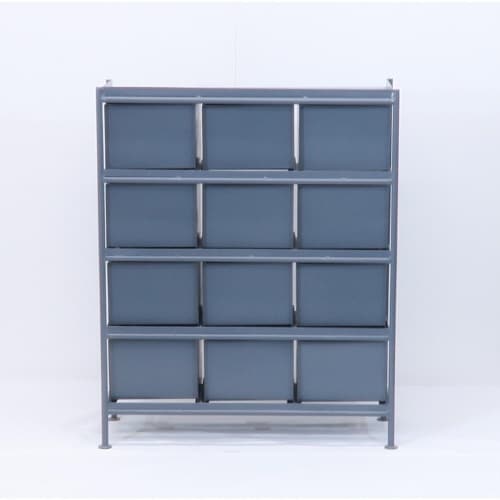 縦型12杯引出チェスト MSG GY