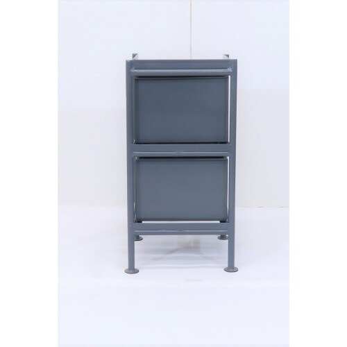 縦型2杯引出チェスト MSG GY