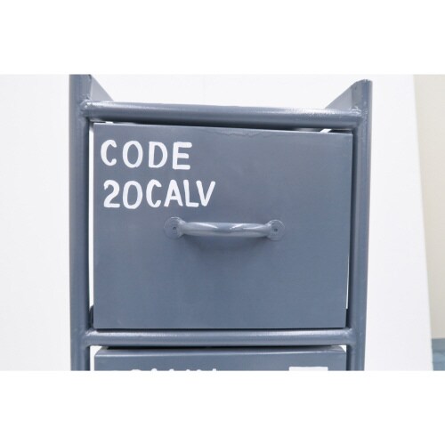 縦型2杯引出チェスト MSG GY