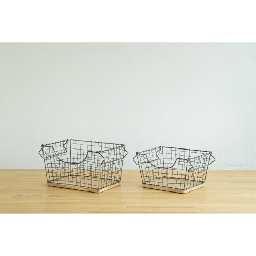 スタッカブルバスケット(L)