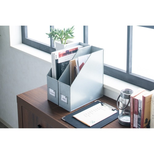 ブリキA4ファイルスタンド