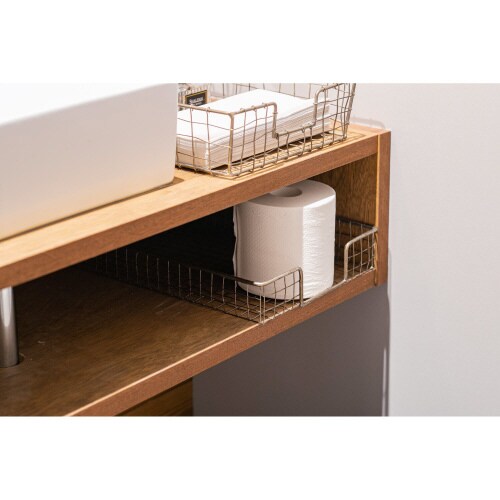 ワイヤーペーパートレーアンティークGY