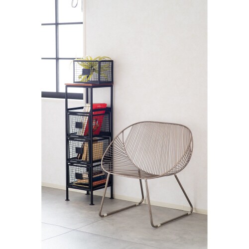 ワイヤーワイドチェア ミーチェ SV