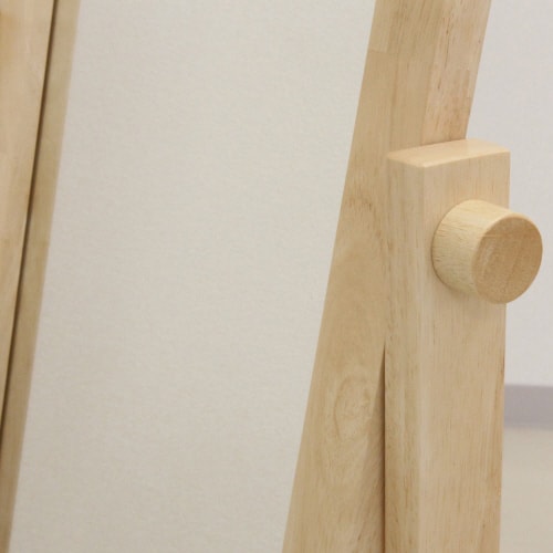 木製キャスター付ミラー パスト NA 2個セット