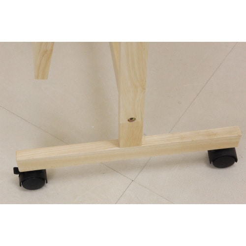 木製キャスター付ミラー パスト NA 2個セット