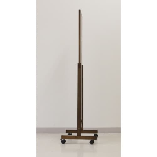 木製キャスター付ミラー パスト BR 2個セット