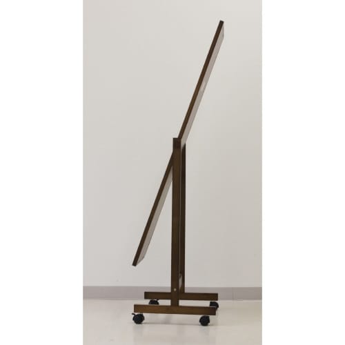 木製キャスター付ミラー パスト BR 2個セット