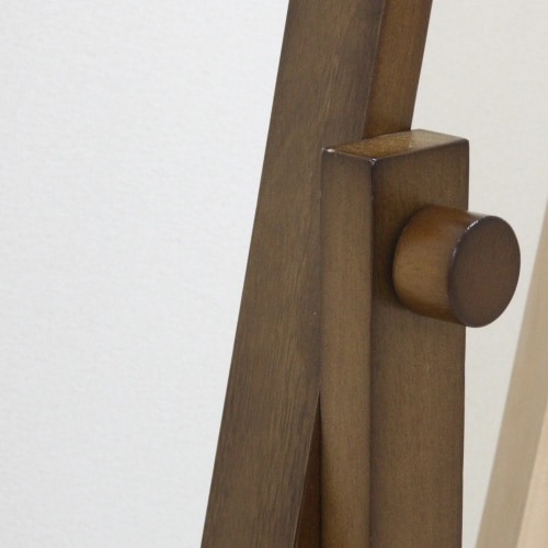 木製キャスター付ミラー パスト BR 2個セット