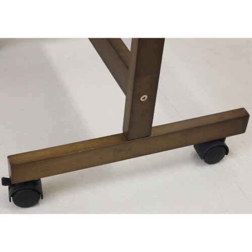 木製キャスター付ミラー パスト BR 2個セット