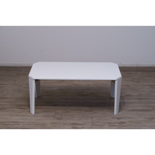 75鏡面折れ脚テーブル カーラ WH 3台セット