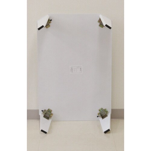 75鏡面折れ脚テーブル カーラ WH 3台セット