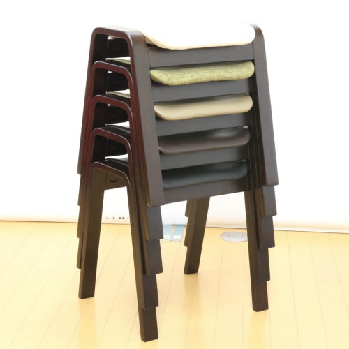 スタッキングチェア さつき2 BR 4脚セット
