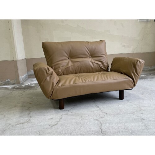 カウチソファ ハーモニーPVC キャメル