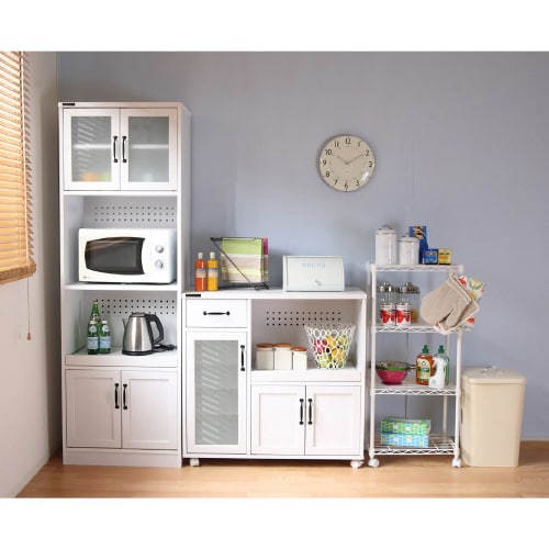 1860食器棚 ユリアン2 WH