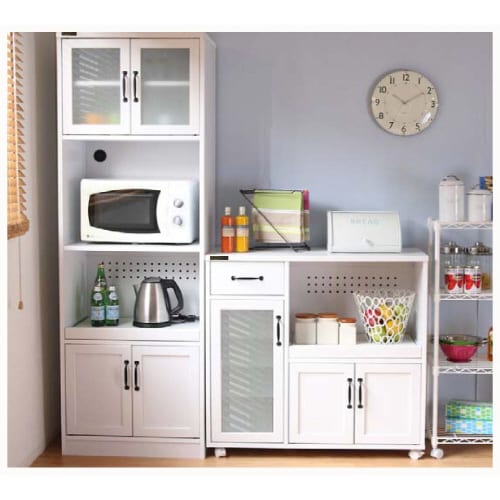 1860レンジ台 ユリアン2 WH