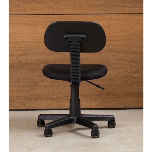 肘無ガス圧チェアー コム BK