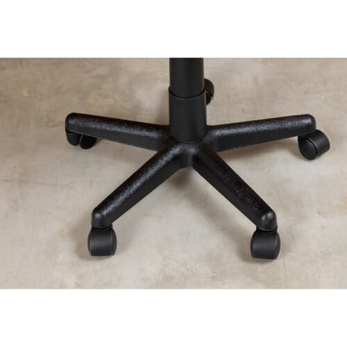 肘無ガス圧チェアー コム BK