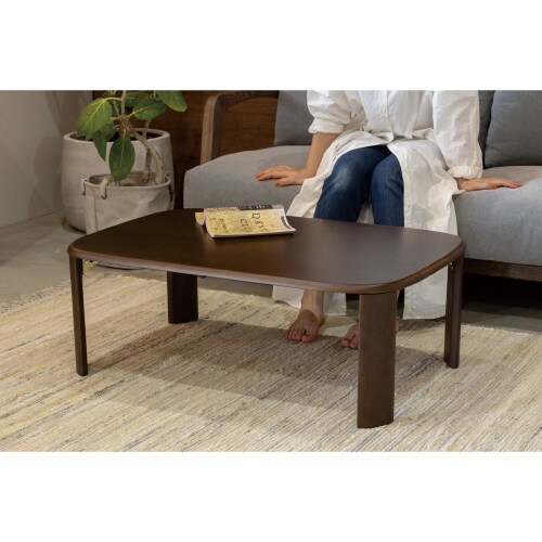 90折脚テーブル バーグ2 DBR