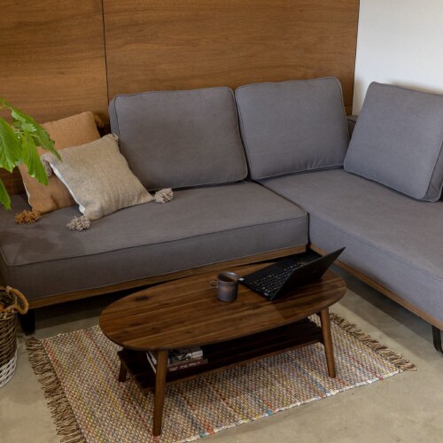 折りたたみオーバルテーブル コティ2