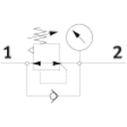 PISCO レギュレータ プッシュロックタイプ 圧